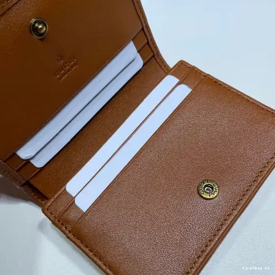 First bag ru Marmont card wallet GUCCI GG case 0610